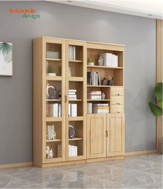 Kệ Tủ Sách Hiện Đại Đẹp Cho Phòng Làm Việc Gia Đình-THS 010