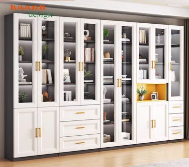 Những mẫu tủ sách đẹp hiện đại được ưa chuộng nhất 2026-THS 009