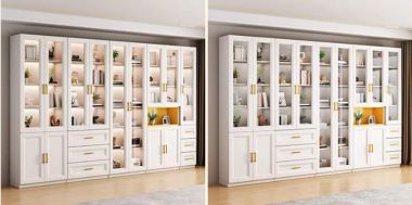 Những mẫu tủ sách đẹp hiện đại được ưa chuộng nhất 2026-THS 009