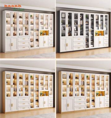 Những mẫu tủ sách đẹp hiện đại được ưa chuộng nhất 2026-THS 009