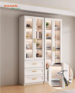 Những mẫu tủ sách đẹp hiện đại được ưa chuộng nhất 2026-THS 009