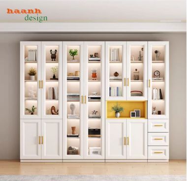 Những mẫu tủ sách đẹp hiện đại được ưa chuộng nhất 2026-THS 009