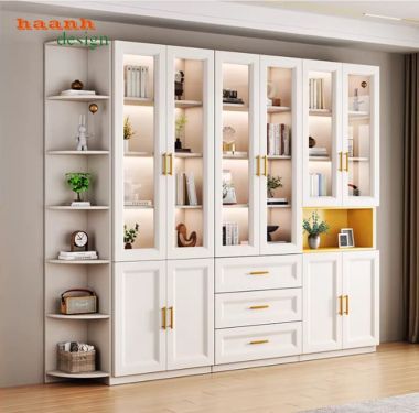 Những mẫu tủ sách đẹp hiện đại được ưa chuộng nhất 2026-THS 009