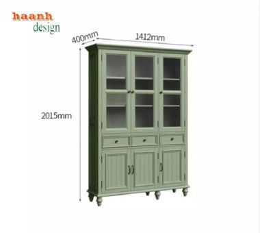 Tin tưởng chọn mua tủ sách gỗ sồi tự nhiên-TSH 010