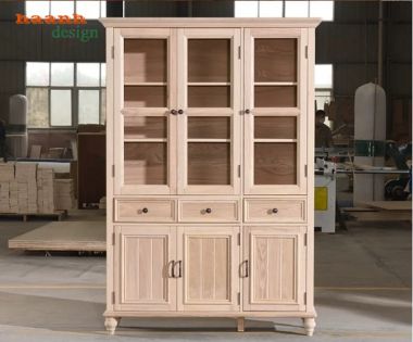 Kệ tủ sách đẹp thiết kế tân cổ điển chuẩn châu Âu-TST 009