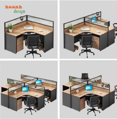 Vách ngăn bàn nhân viên – Tối ưu không gian làm việc hiện đại-VNN 002