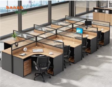 Vách ngăn bàn nhân viên – Tối ưu không gian làm việc hiện đại-VNN 002