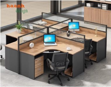Vách ngăn bàn nhân viên – Tối ưu không gian làm việc hiện đại-VNN 002