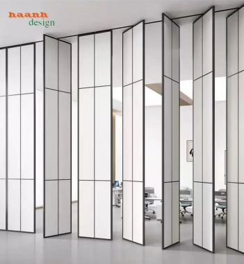 Vách ngăn di động dạng cánh xoay linh hoạt - VNV 005