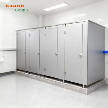 Vách ngăn nhà vệ sinh compact inox 304 bền bỉ, thẩm mỹ-VGS 001