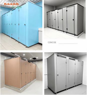 Vách ngăn nhà vệ sinh compact inox 304 bền bỉ, thẩm mỹ-VGS 001