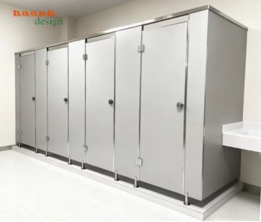 Vách ngăn nhà vệ sinh compact inox 304 bền bỉ, thẩm mỹ-VGS 001