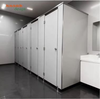 Vách ngăn nhà vệ sinh compact inox 304 bền bỉ, thẩm mỹ-VGS 001
