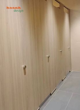 Vách ngăn nhà vệ sinh hiện đại đa dạng màu sắc - VGS 003