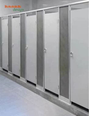Vách ngăn nhà vệ sinh hiện đại đa dạng màu sắc - VGS 003