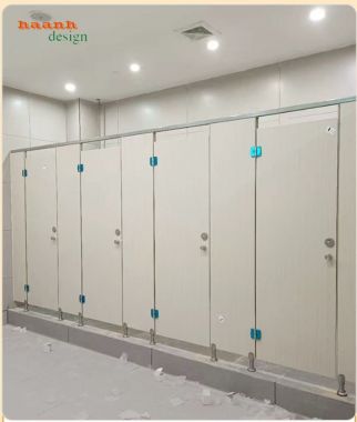 Vách ngăn nhà vệ sinh hiện đại đa dạng màu sắc - VGS 003