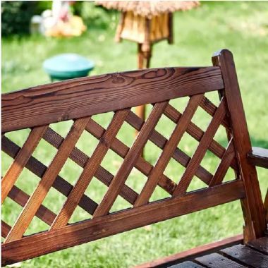 Thưởng thức thư giãn trên xích đu gỗ teak tự nhiên-GNT 009