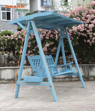Top mẫu xích đu gỗ teak tự nhiên ngoài trời đẹp nhất hiện nay-GNT 017