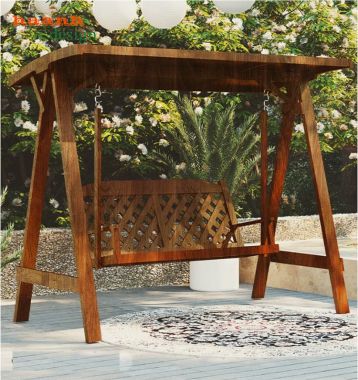 Top mẫu xích đu gỗ teak tự nhiên ngoài trời đẹp nhất hiện nay-GNT 017