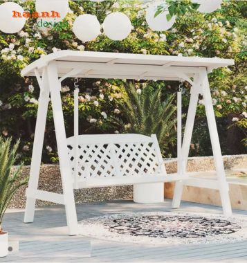 Top mẫu xích đu gỗ teak tự nhiên ngoài trời đẹp nhất hiện nay-GNT 017