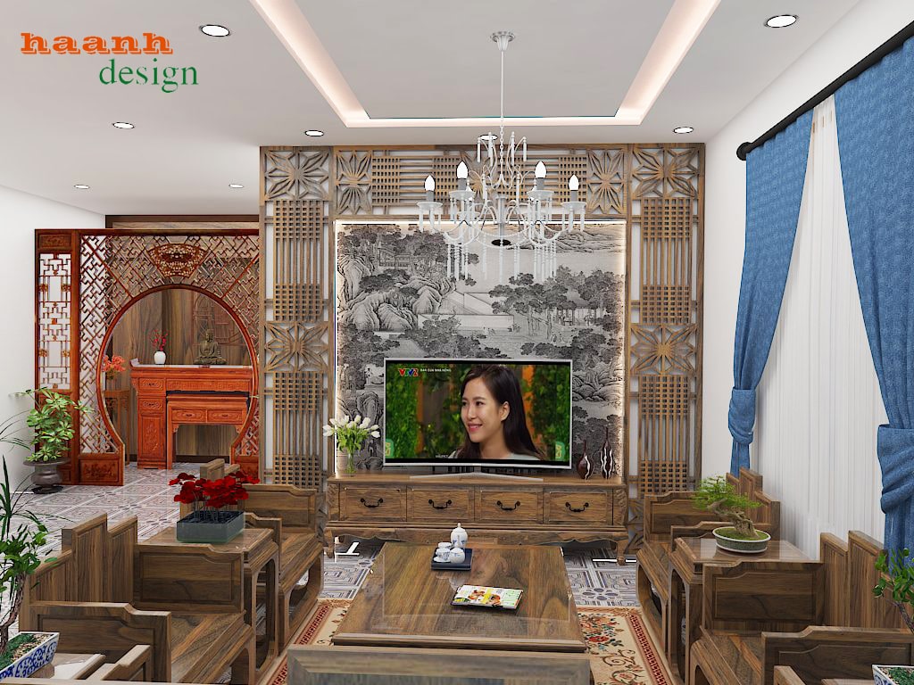 Giường La Hán ba thành hoàn thành cho khách hàng tại Hải Phòng