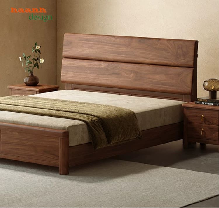 giường ngủ gỗ óc chó Hà Nội