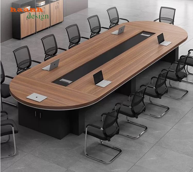 Bàn hội nghị gỗ công nghiệp chống ẩm cao cấp hiện đại