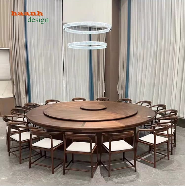 bàn ăn gỗ óc chó đẹp