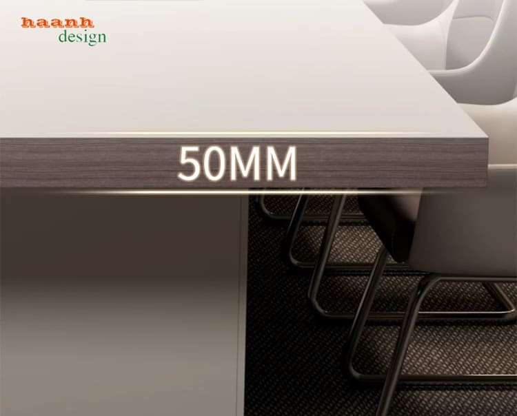 Chi tiết cạnh mặt bàn 50 mm Chi tiết cạnh bàn có thông số 50 mm