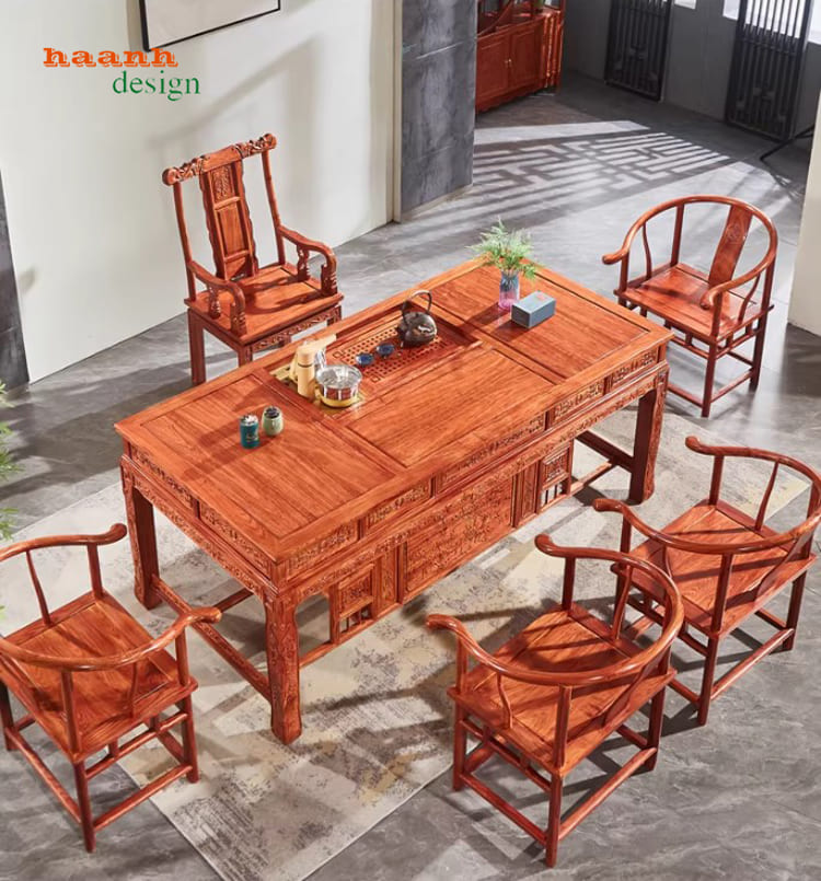 nội thất phòng lãnh đạo gỗ giả cổ phòng chủ tịch