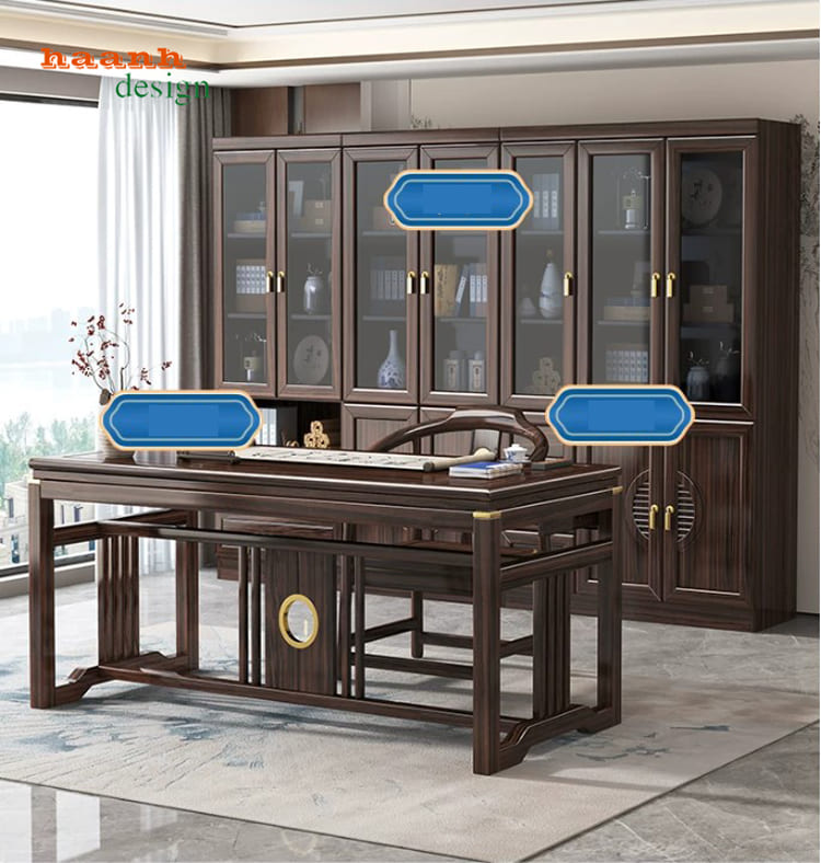 Bàn làm việc cho lãnh đạo chuẩn phong thủy doanh nhân-BGG 008