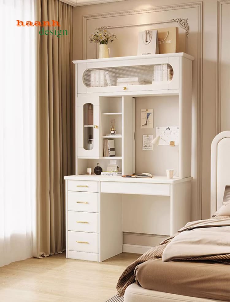 Bàn trang điểm hiện đại bằng gỗ MDF chống ẩm cao cấp-BTH 008