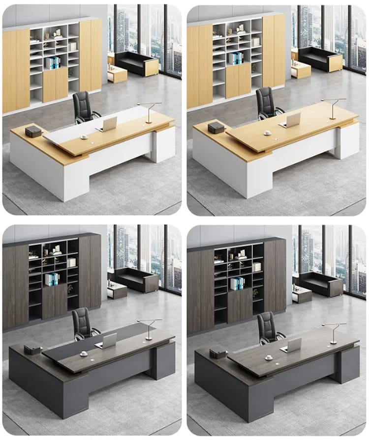 bàn trưởng phòng gỗ công nghiệp hiện đại đẹp