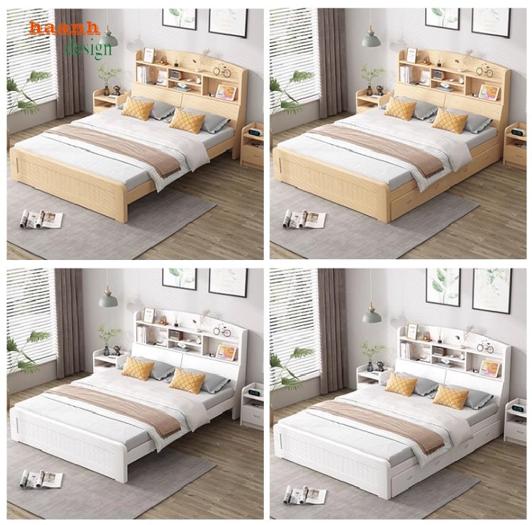 giường ngủ gỗ công nghiệp hiện đại chất lượng cao