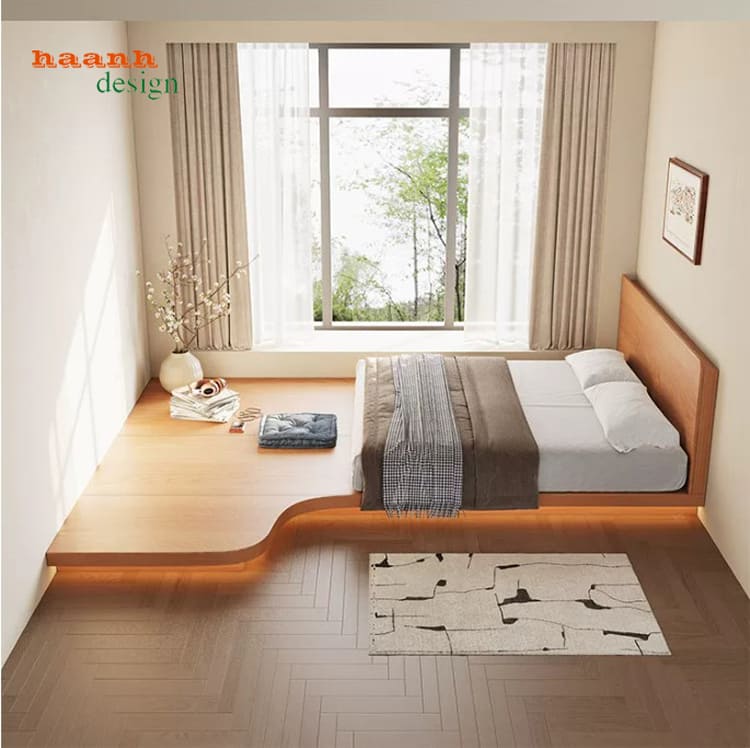 so sánh giường ngủ công nghiệp và giường gỗ tự nhiên