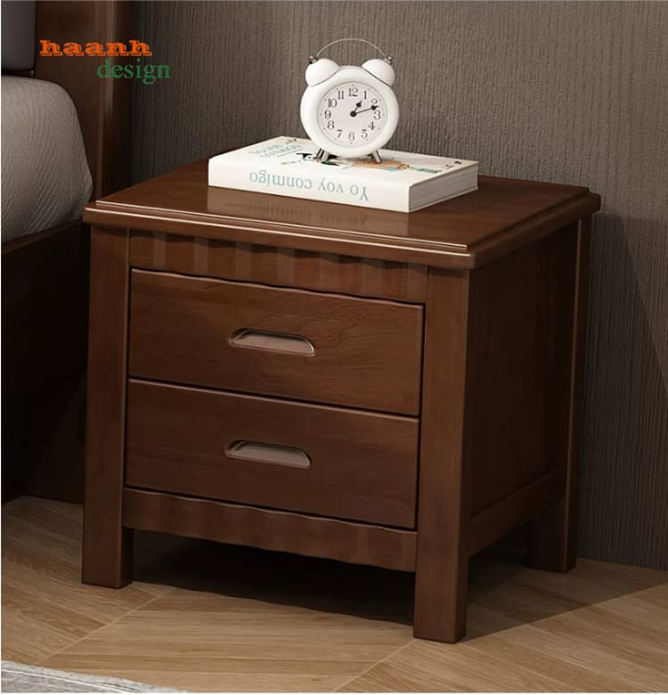 Tủ đầu giường hai ngăn kéo minh họa cùng sản phẩm Tủ đầu giường hai ngăn kéo minh họa cùng sản phẩm
