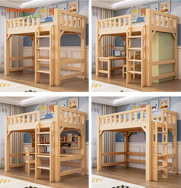 Giường tầng cho bé hiện đại