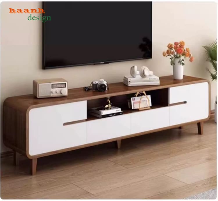 Kệ tivi gỗ cao cấp phòng khách hiện đại