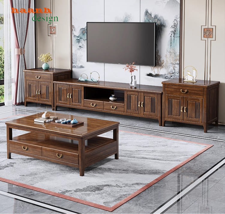 kệ tivi phòng khách đẹp – thiết kế phong cách hiện đại