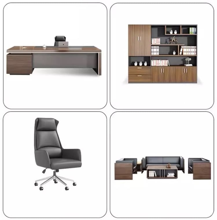 bàn làm việc giám đốc gỗ mdf chống ẩm cao cấp