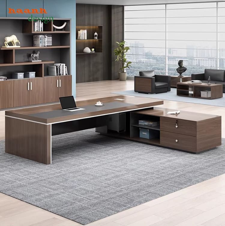 bàn làm việc giám đốc cao cấp cho văn phòng