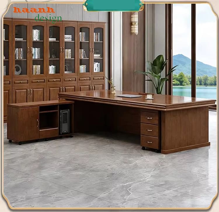 mẫu bàn lãnh đạo gỗ đẹp cao cấp