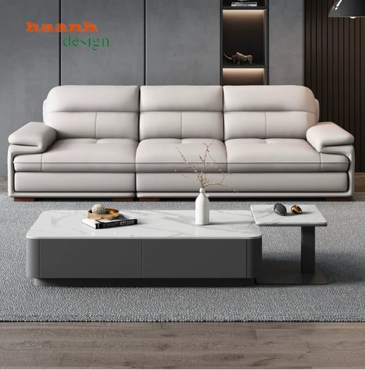 bộ sofa gia đình giả da hàn quốc