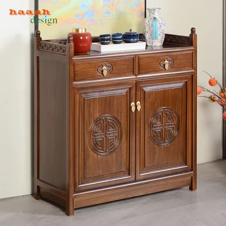 Tủ đựng đồ nhà bếp sử dụng phụ kiện Blum cao cấp
