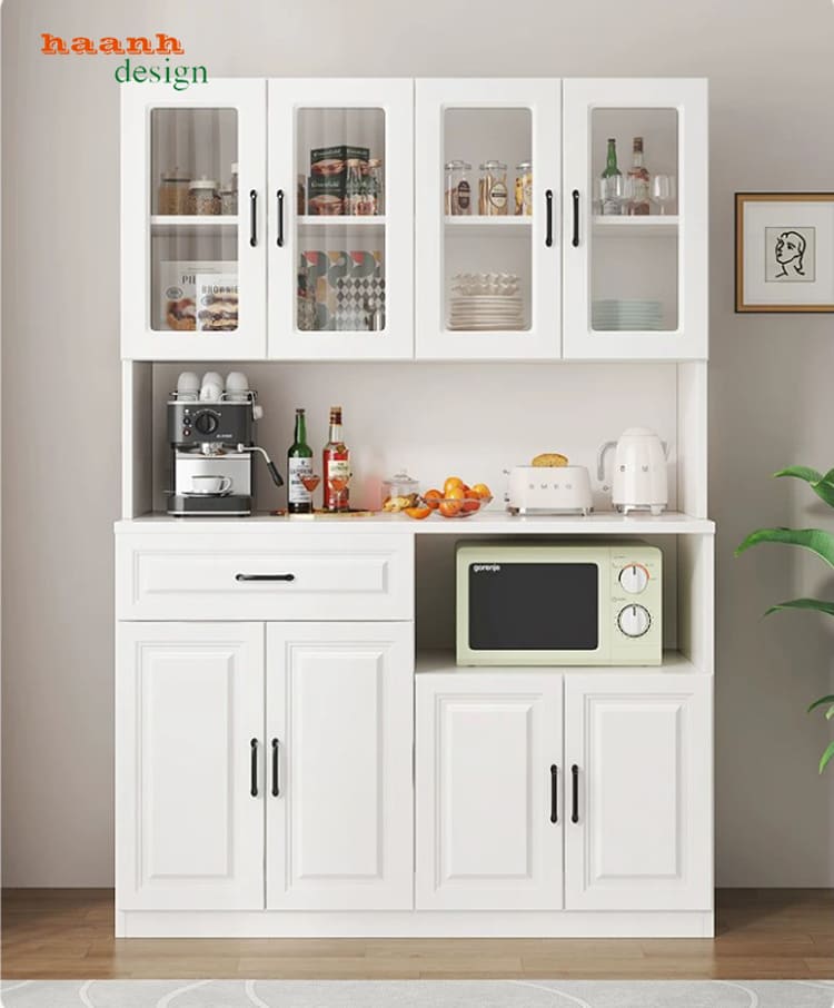 Tủ TDN 006 c&oacute; hộc thiết bị v&agrave; mặt tủ giữa tho&aacute;ng