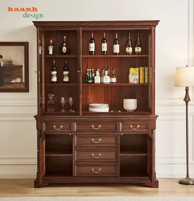 mẫu tủ rượu đẹp sơn pu inchem mỹ