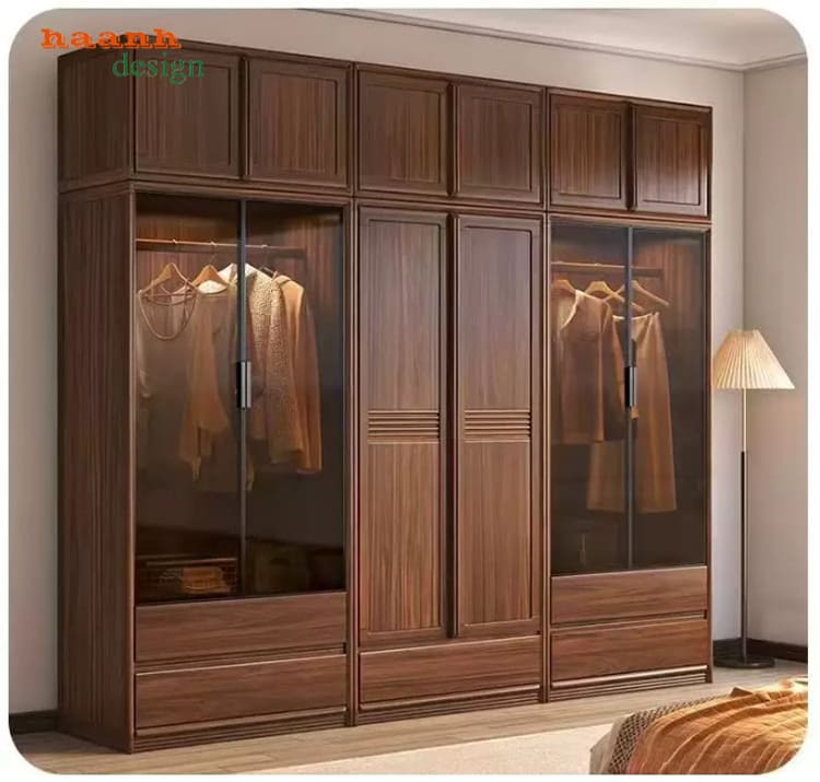 Tủ quần áo gỗ tự nhiên