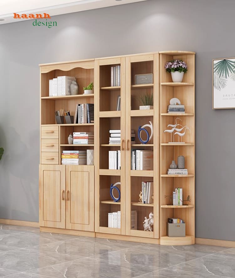 mẫu tủ sách gia đình đẹp