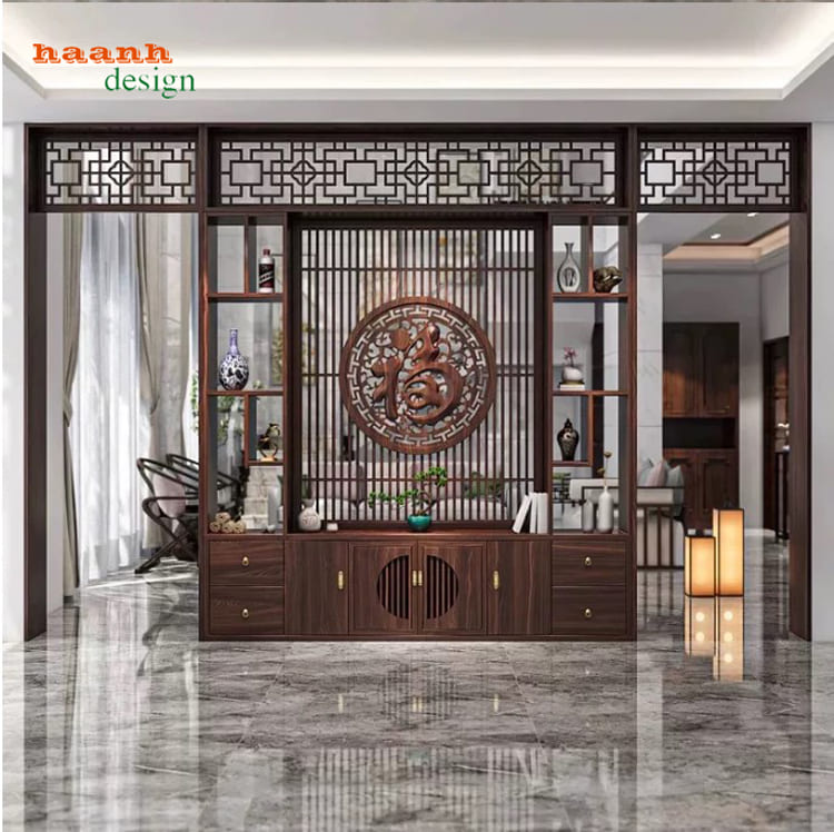 Phương án TGC 010 chừa lối đi TGC 010 dạng vách với lối đi ở cạnh phải