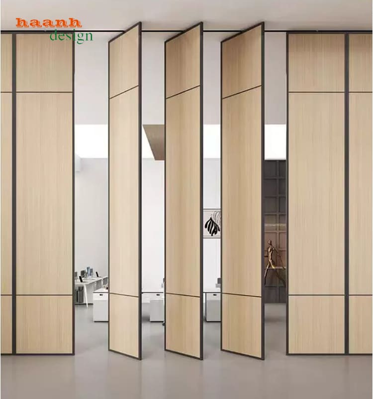 Vách ngăn di động dạng cánh xoay linh hoạt - VNV 005